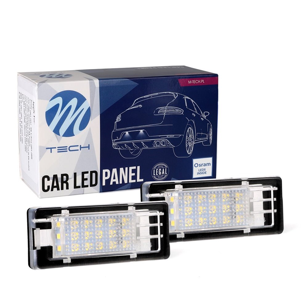 LED license plate light RENAULT Clio 18SMD