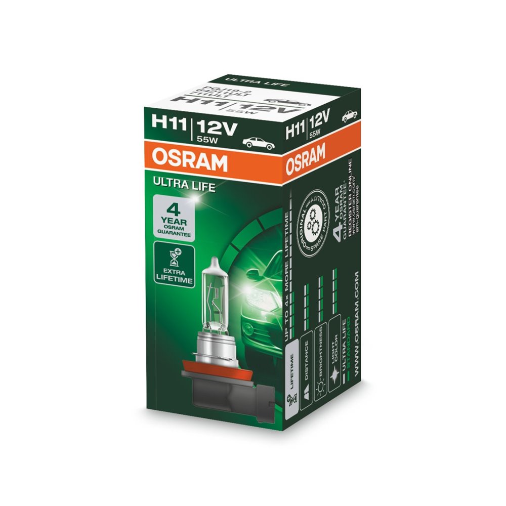 Osram ULTRA LIFE H11 PGJ19-2 12V 55W 64211ULT