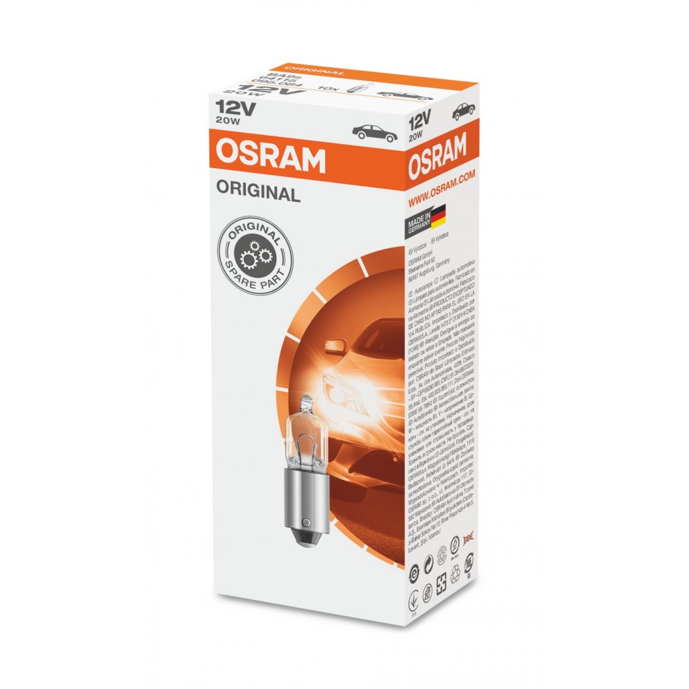 Osram MINIWATT BA9s 12V 20W 64115