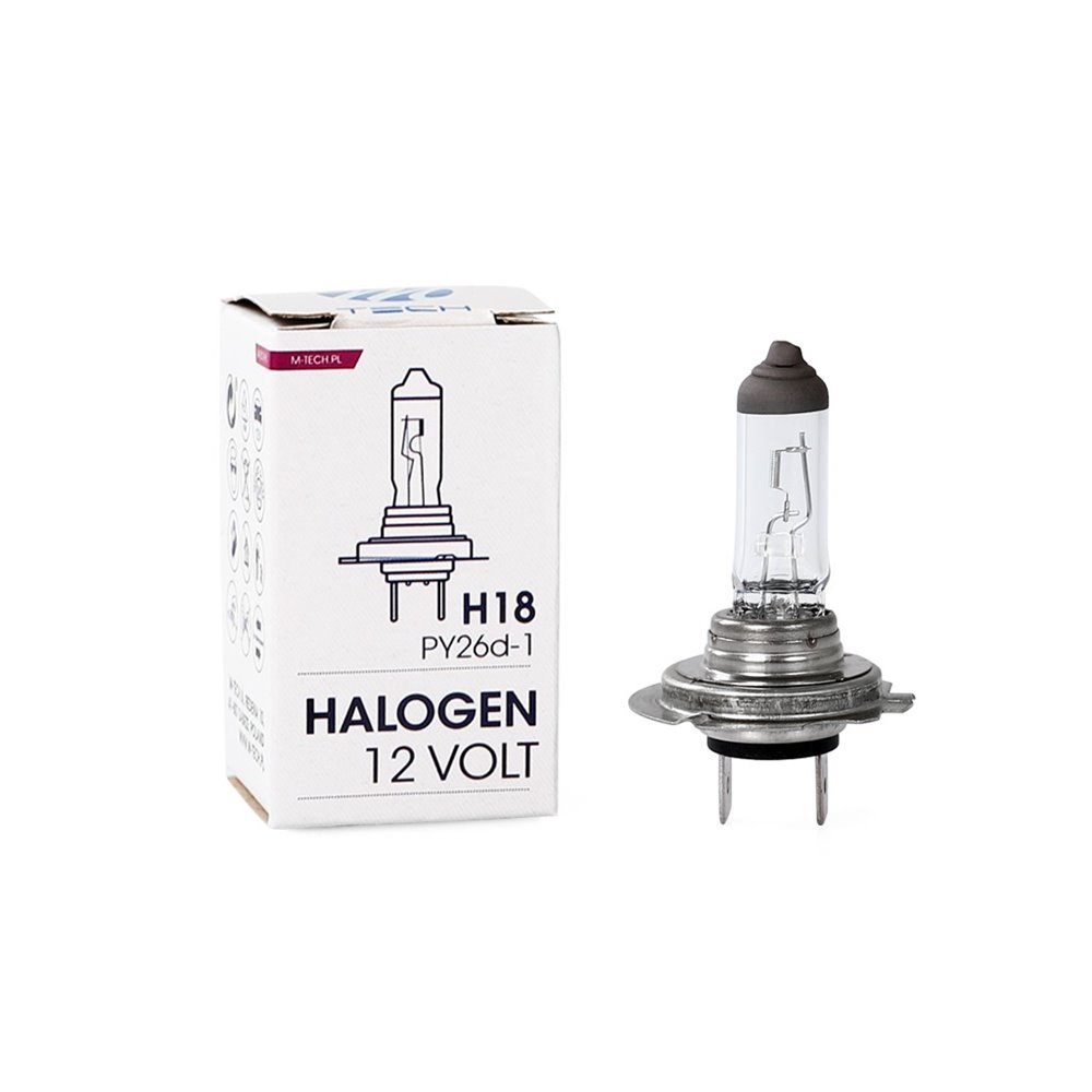 Żarówka halogenowa M-TECH H18 12V65W PY26D-1