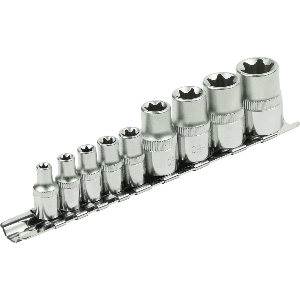 Hlavice nástrčné Torx, 1/4'' E5-18, CrV, EXTOL PREMIUM