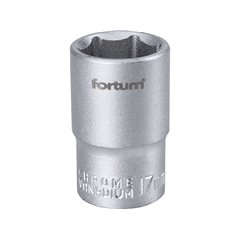 Hlavica nástrčná, 17mm, 1/2”, FORTUM