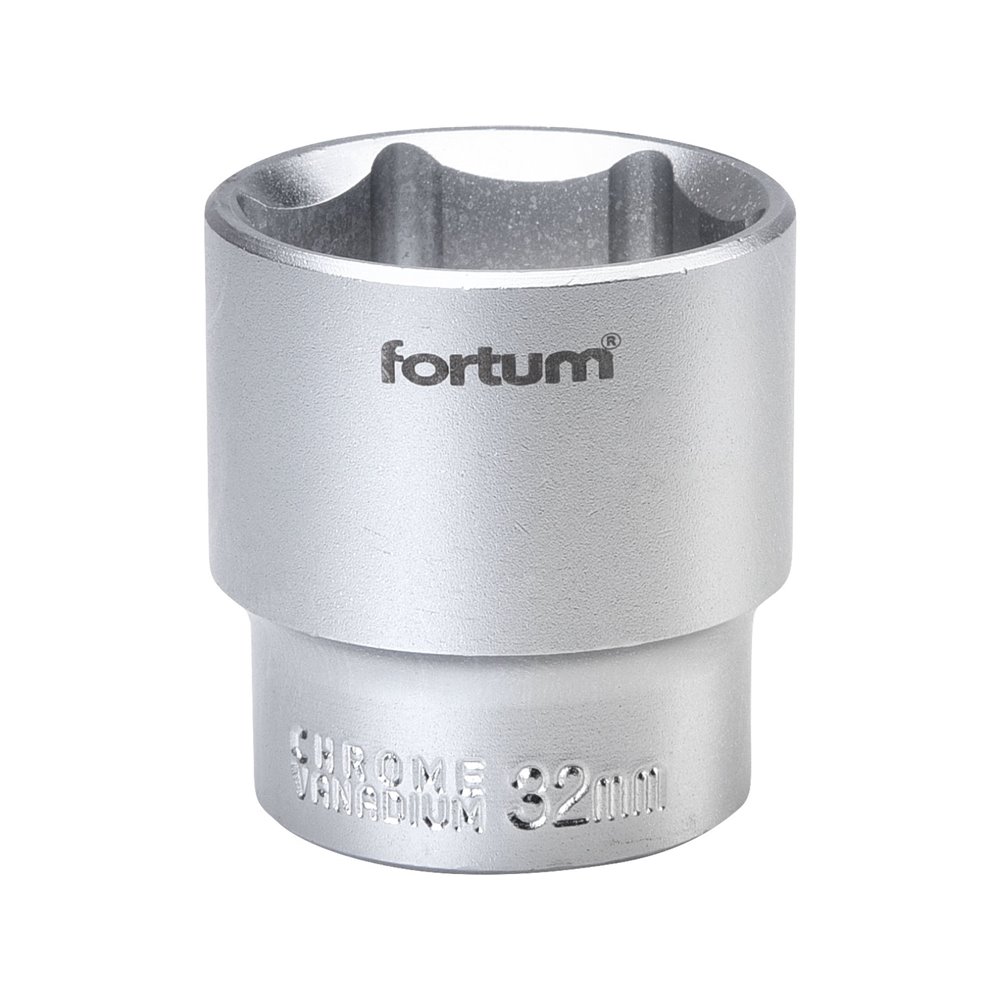 Hlavica nástrčná, 32mm, 1/2”, FORTUM