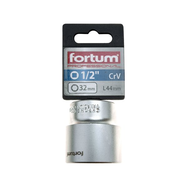 Hlavica nástrčná, 32mm, 1/2”, FORTUM