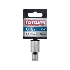 Hlavica nástrčná, 10mm, 1/2”, FORTUM