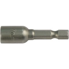 Hlavica nástrčná so 6-hrannou stopkou 1/4'' magnetická, Cr-V, 7x48mm, S2, KITO