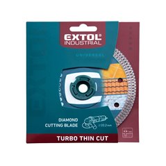 Kotúč rezný diamantový Turbo Thin Cut, 230mm, EXTOL INDUSTRIAL