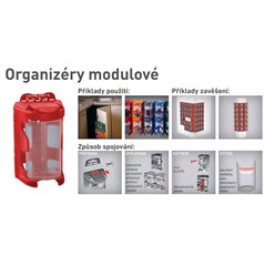 Organizér modulový prenosný, 8 modulov, PP