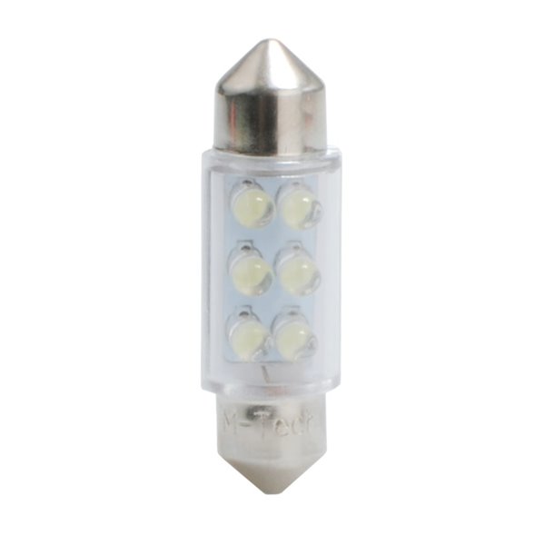 LED L023W - C5W 36mm 6xFlux 3mm White