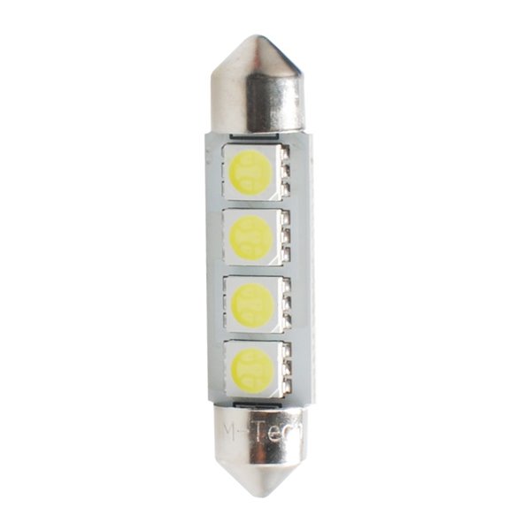 LED L311W - C5W 41mm 4xSMD5050 CANBUS White