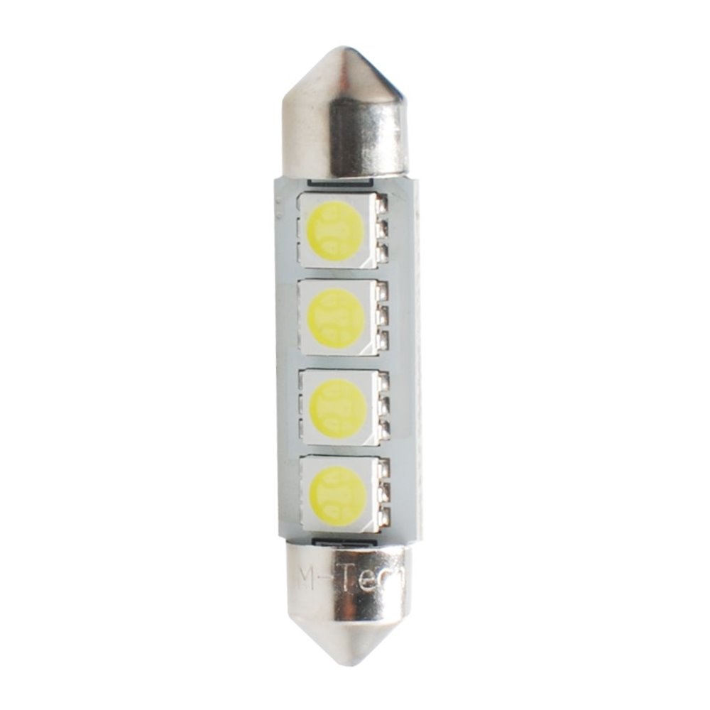 LED L311W - C5W 41mm 4xSMD5050 CANBUS White