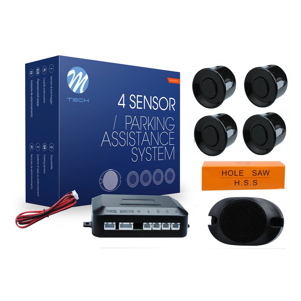 Parking assist system - CP7 with buzzer - black