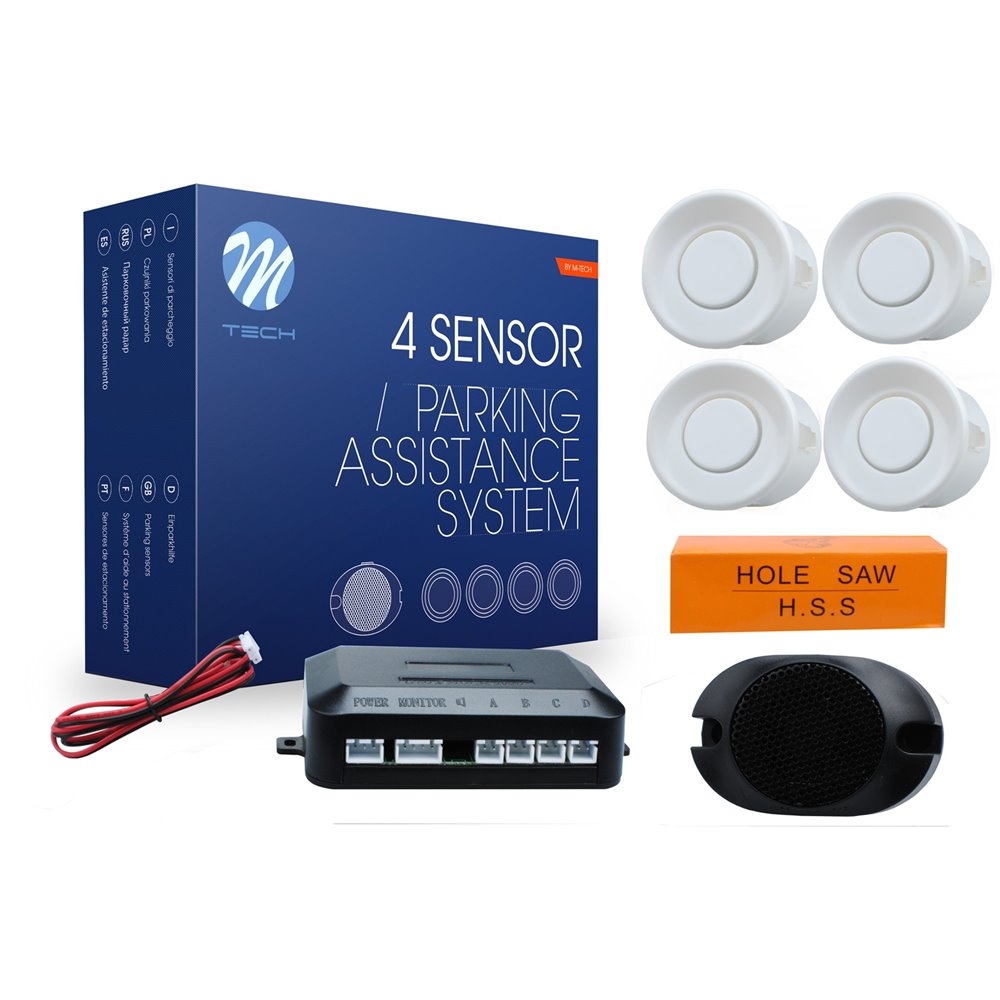Parking assist system - CP7 with buzzer - white