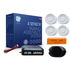 Parking assist system - CP7 with buzzer - white