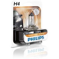 Philips Vision +30% H4 12V 01B