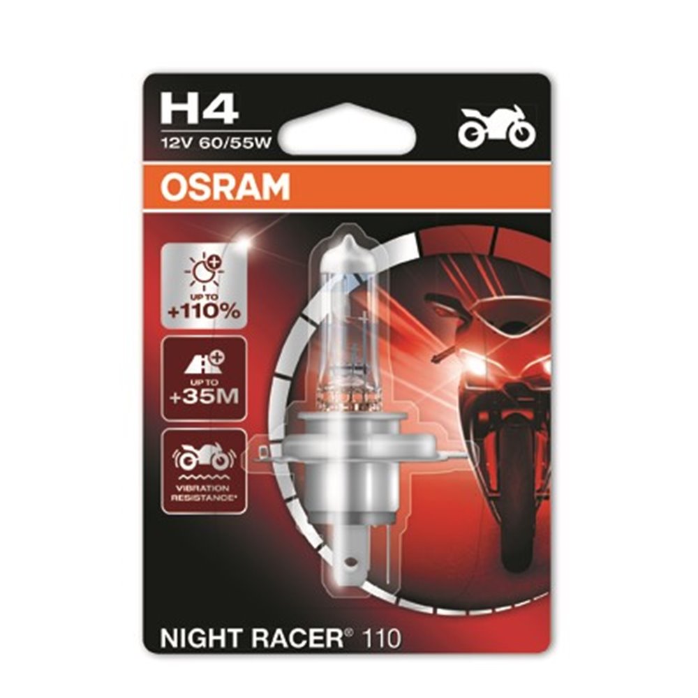 OSRAM NIGHT RACER® 110 H4 P43t 60/55W 12V 01B
