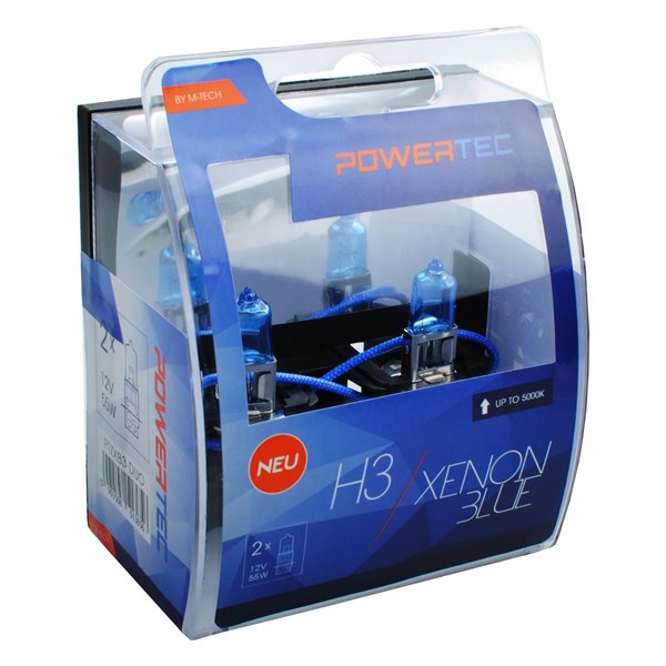 Powertec Xenon Blue H3 12V DUO