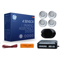 Parking assist system - CP17 with buzzer18 mm - silver