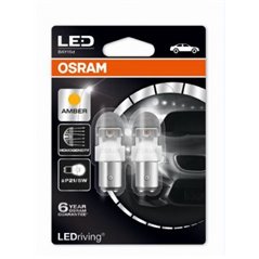 OSRAM LEDriving® 1557YE-02B 2 W / 0,4 W 12V BAY15d P21/5W Amber