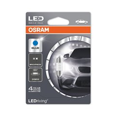 OSRAM LEDriving® 6431BL-01B 0,5 W 12V SV8.5-8 Festoon C5W 31mm Blue