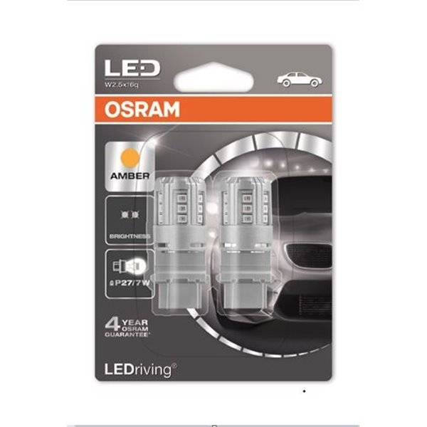 OSRAM LEDriving® 3547YE-02B 1 W 12V W2.5x16q P27/7W  Amber
