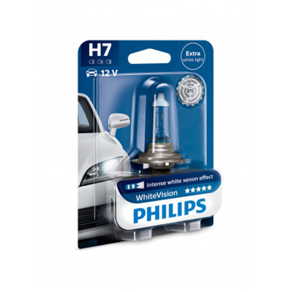 Philips H7 WhiteVision PX26d 12V 55W B1