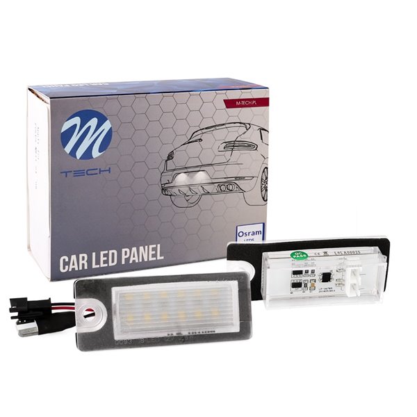 LED license plate light LP-V6789 12xSMD2835 - NO E-MARK