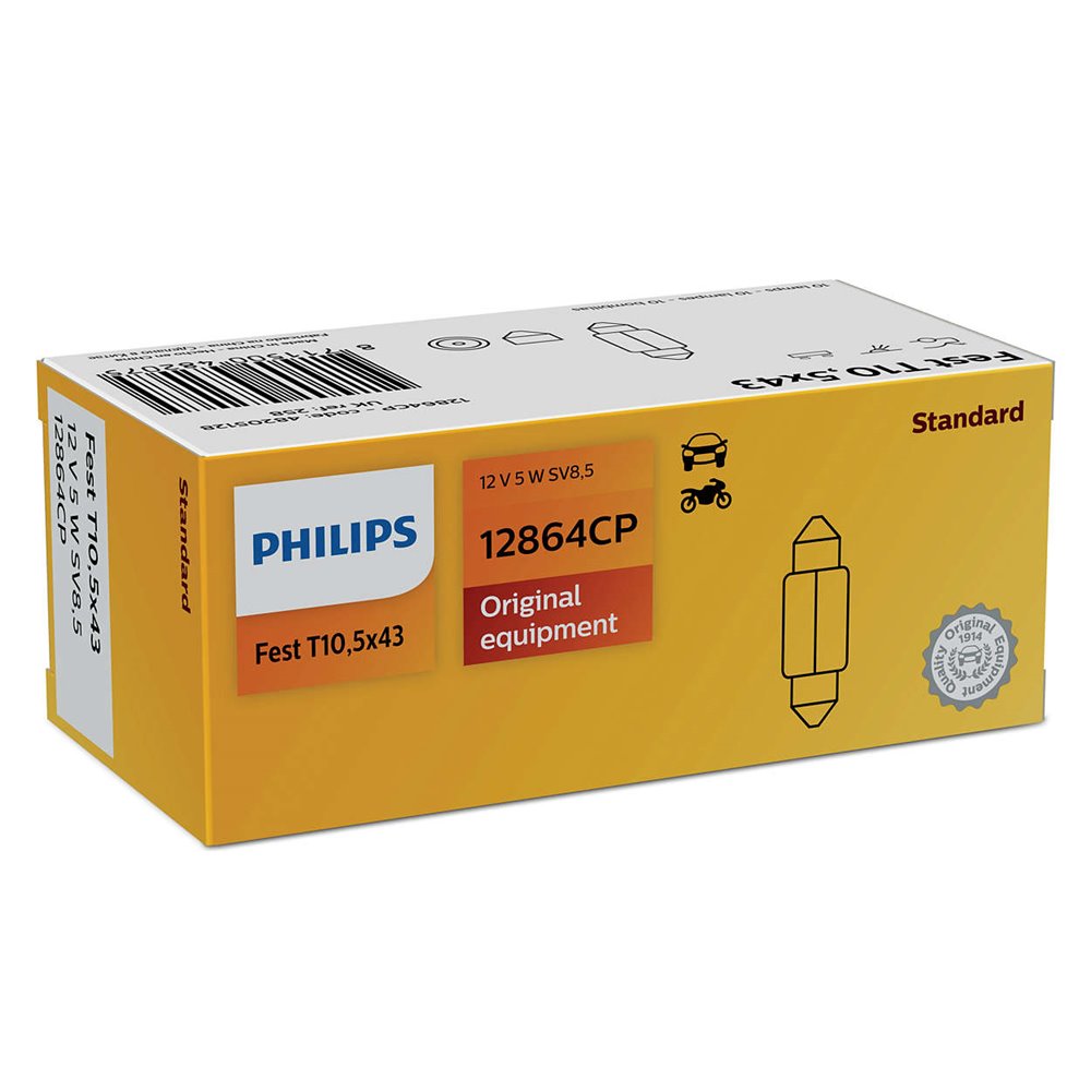 Philips Festoon T10,5x43 12V5W SV8,5 CP