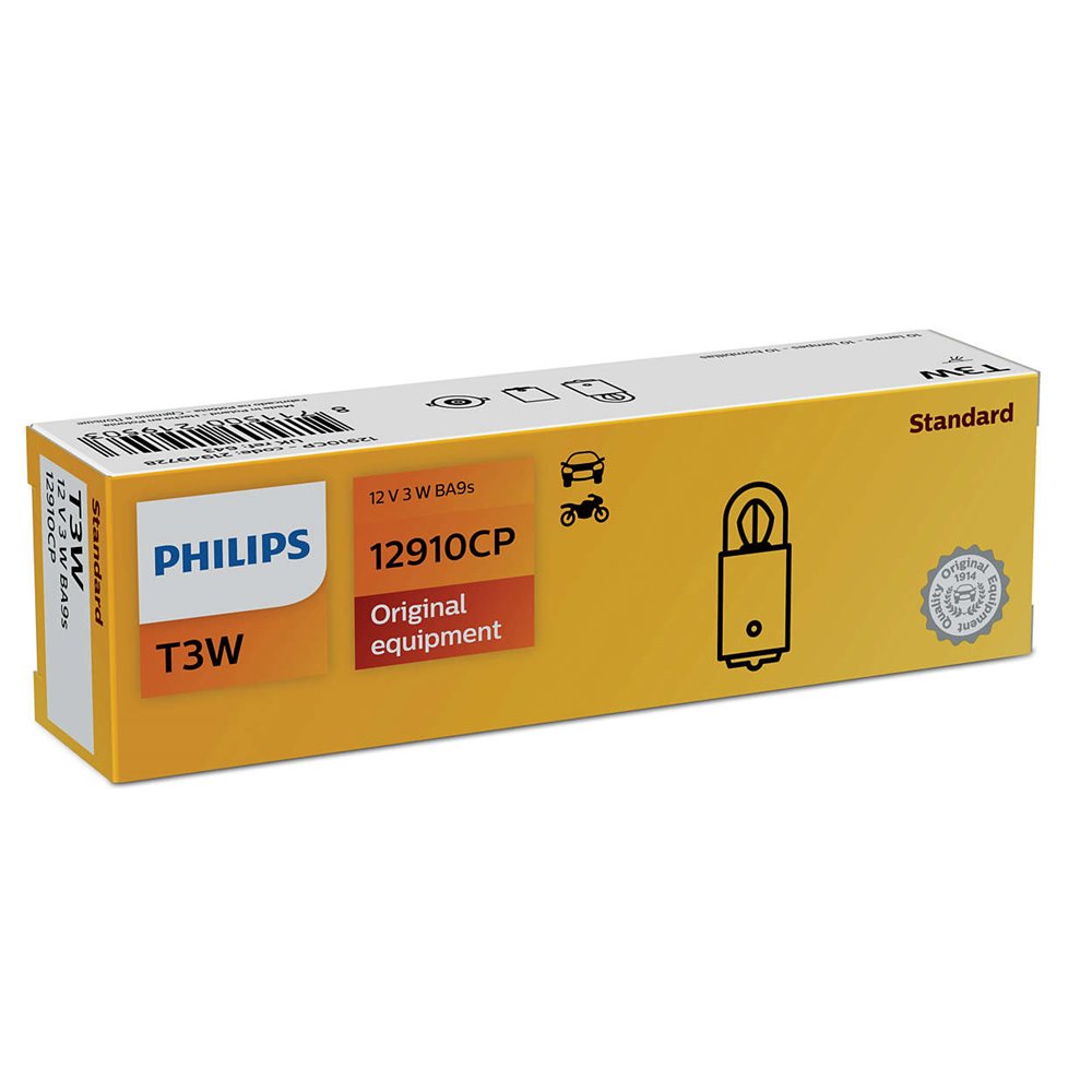Philips T2W-T3W 12V3 BA9s CP