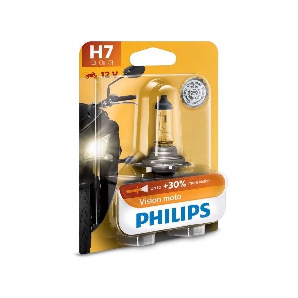 Philips H7 Vision Moto 12V55W PX26d BW