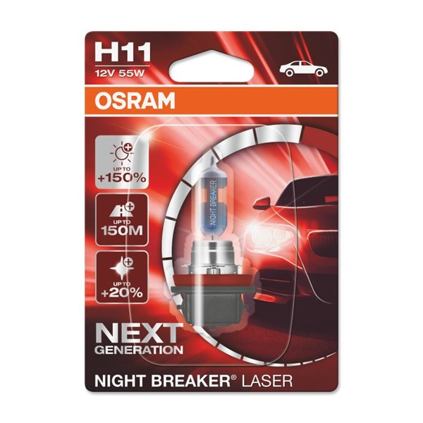 NIGHT BREAKER® LASER H11 01-Blister &